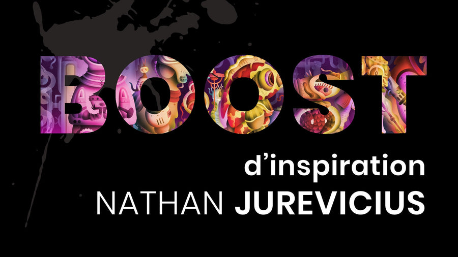 Inspiration BOOST: The illustrator, artist, director and toy designer, Nathan Jurevicius!