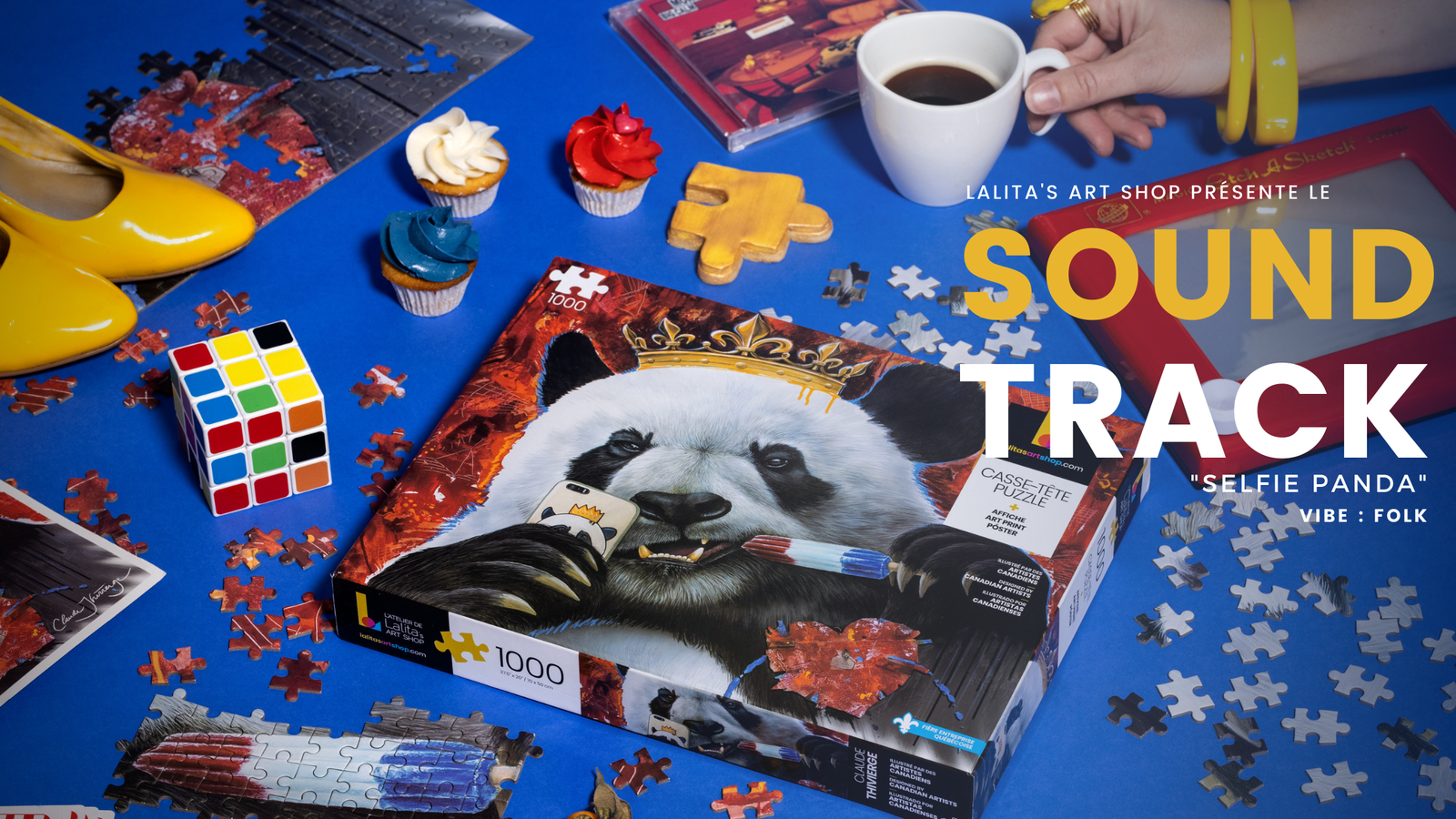 Le Sound-Track Folk du puzzle Selfie Panda