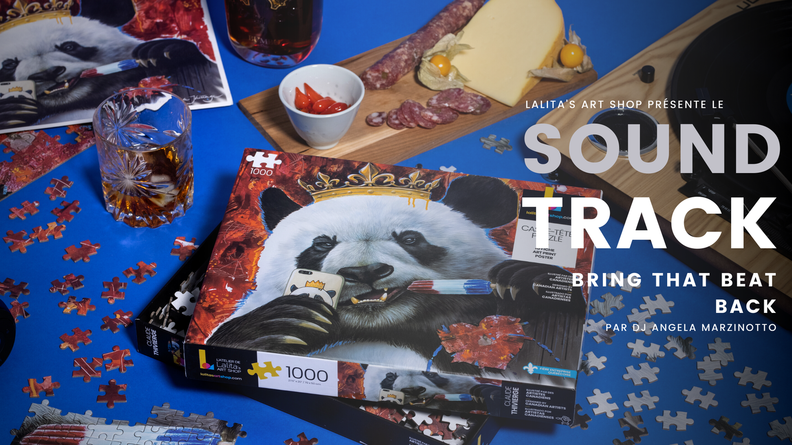 Le Soundtrack "Bring that beat back" inspiré du puzzle Selfie panda