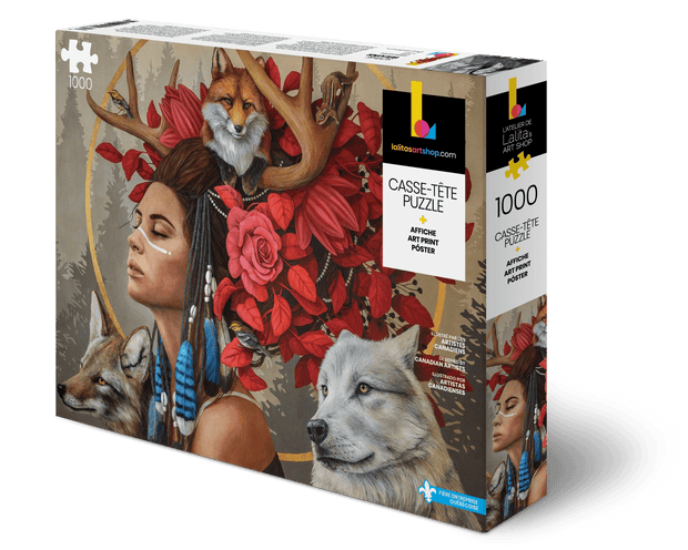 1000 Pieces Jigsaw Puzzle Lady of the Woods