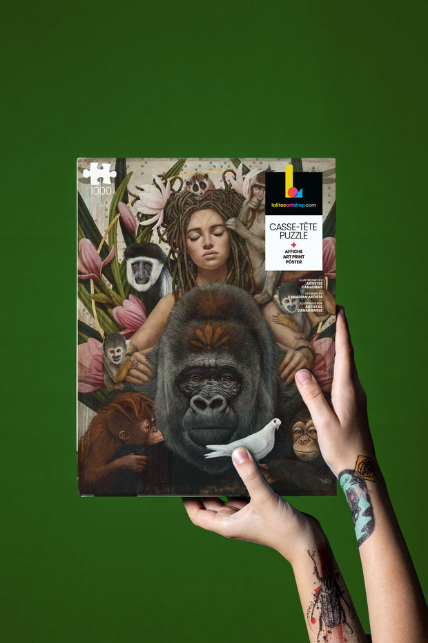 1000 Pieces Jigsaw Puzzle Primates