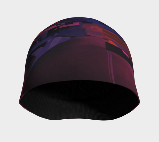 The interior of the City Beanie, revealing its soft bamboo lining and the exterior&