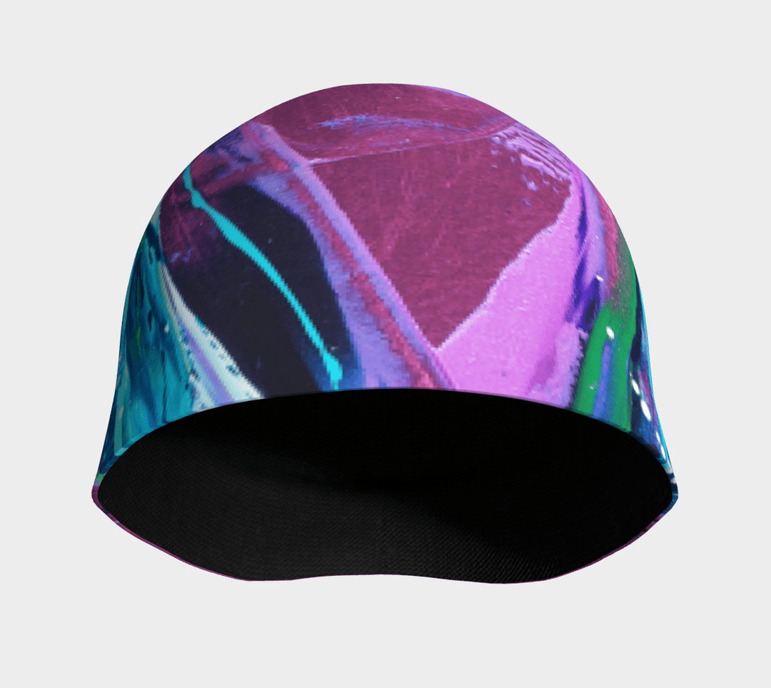 Interior view of the Hope Beanie, revealing its dark bamboo lining.