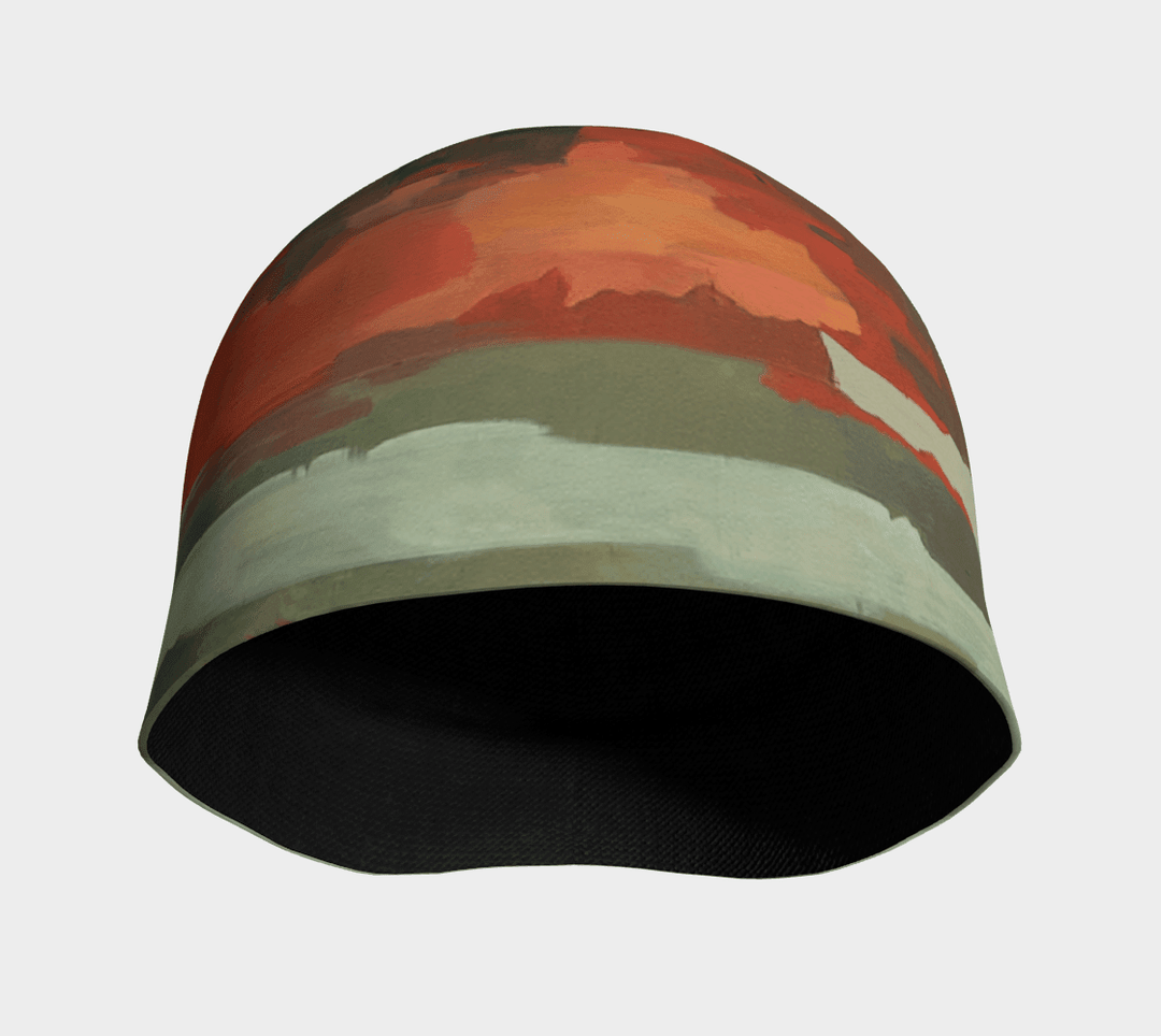 Inside view of the Lachine Sports Beanie showing the black bamboo lining