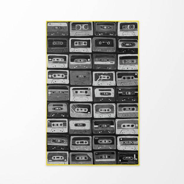 Mixtapes Beach and Travel Towel