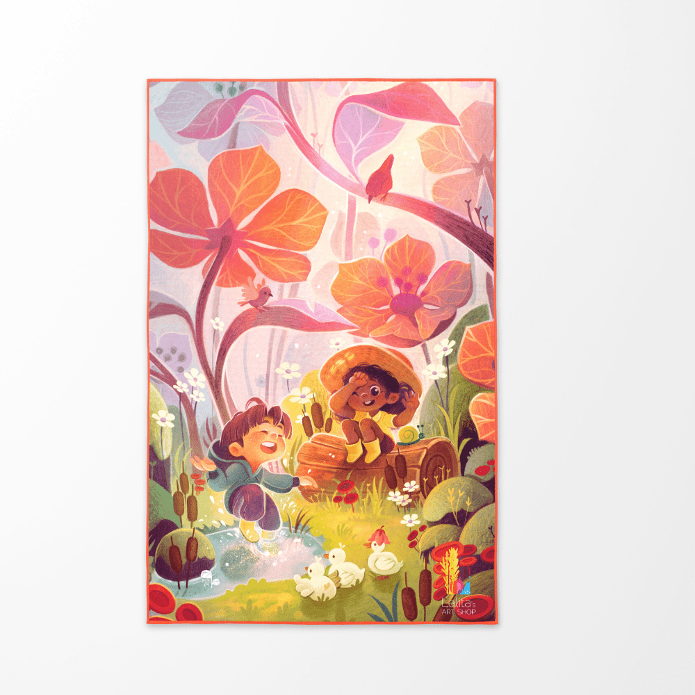 Close-up of the Playful Rain kids&