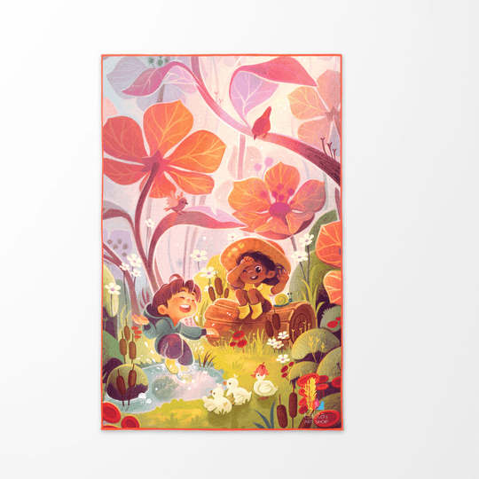 Close-up of the Playful Rain kids&