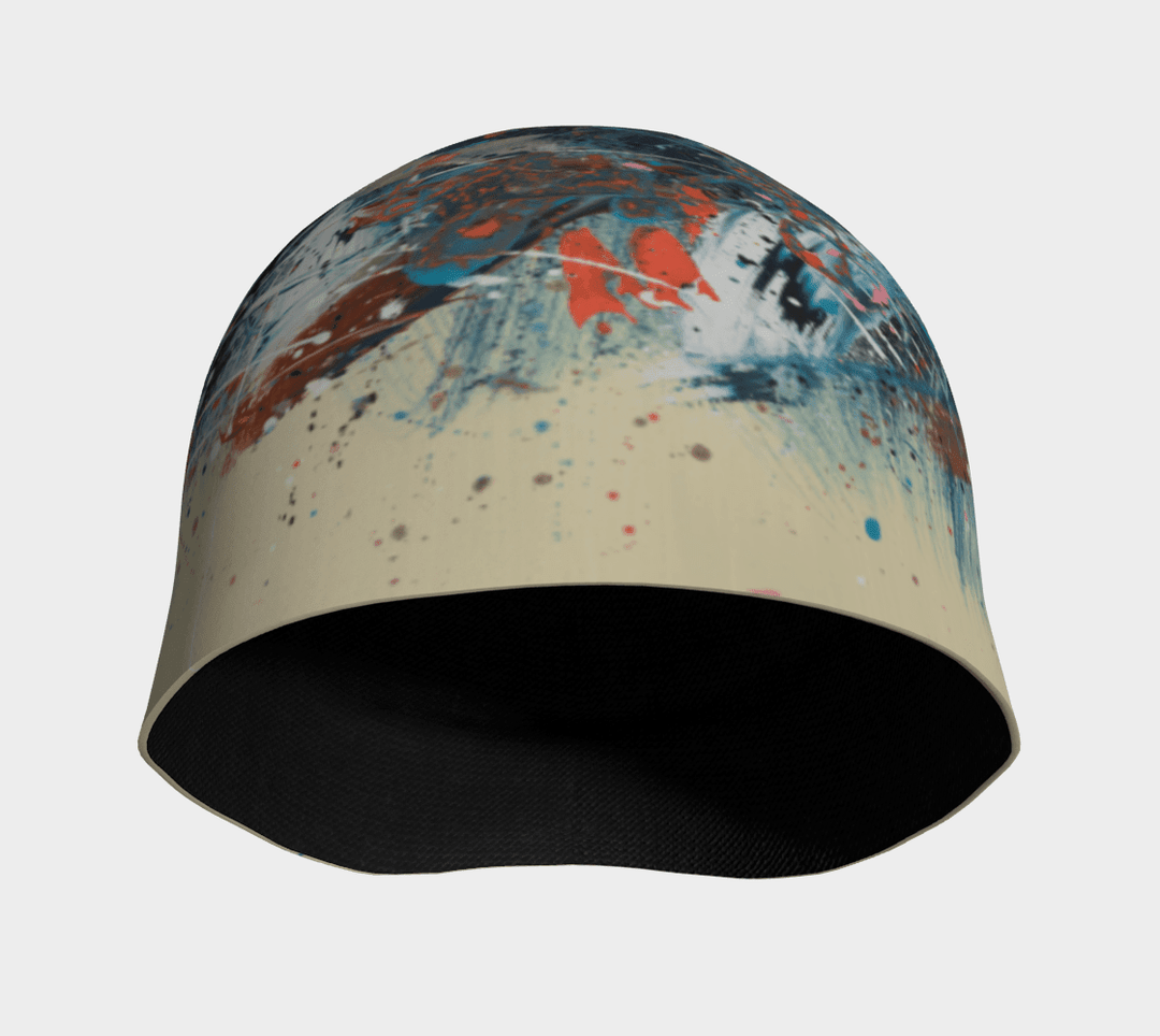 Interior view of the Sphénédon Beanie, showing the dark bamboo lining.