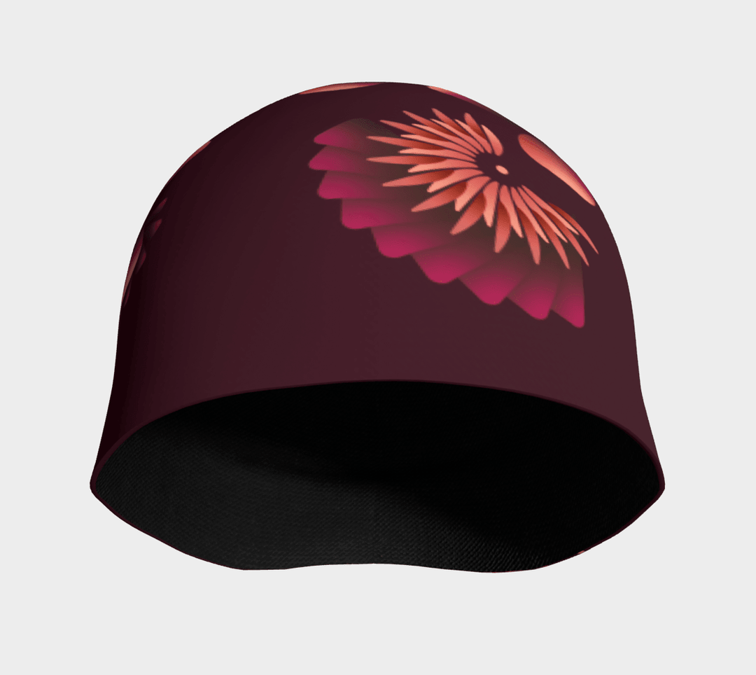 Une tuque marine montrée de l&
