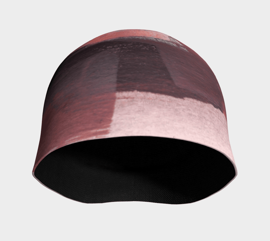 Interior view of The Space Between Beanie, revealing its dark bamboo lining.