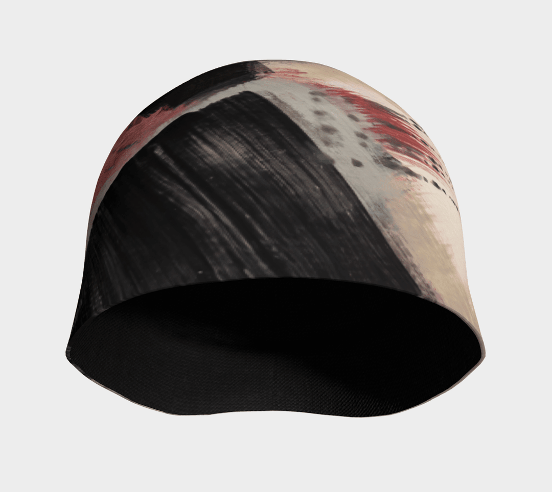 Interior view of the Vie en Rose Beanie, revealing its soft black bamboo lining.