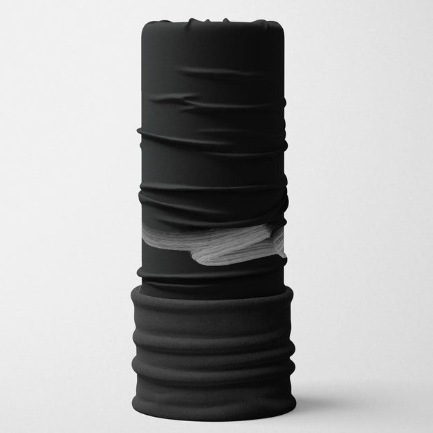 This classic black neck warmer with fleece can be paired with your favorite Lalita's Art Shop beanie